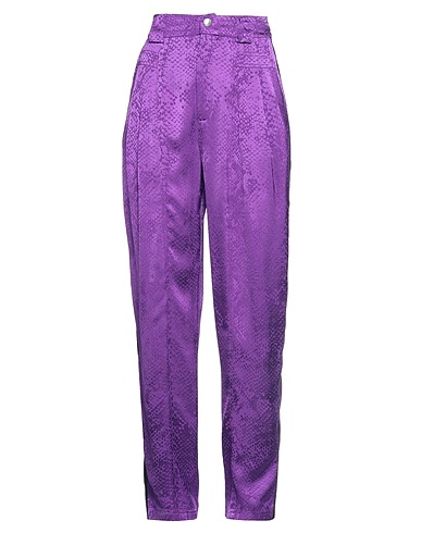 KOCHÉ Casual trouser Purple 100% Viscose, Polyester