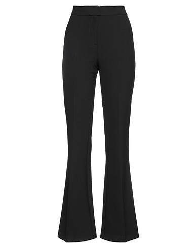 SIMONA CORSELLINI Pantalone Nero 63% Poliestere, 27% Viscosa, 7% Cotone, 3% Elastan