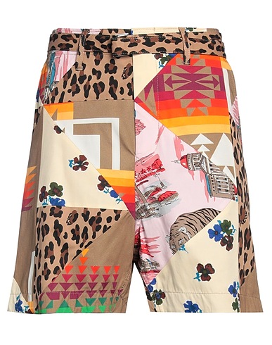 SACAI Shorts & Bermuda Khaki 100% Cotton, Cupro