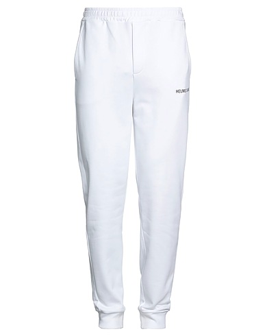 HELMUT LANG Casual trouser White 100% Cotton