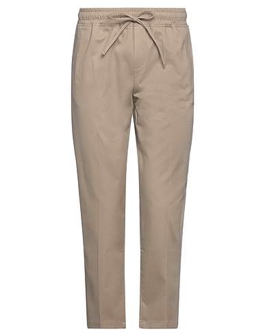 GAëLLE Paris Casual pants Khaki 98% Cotton, 2% Elastane