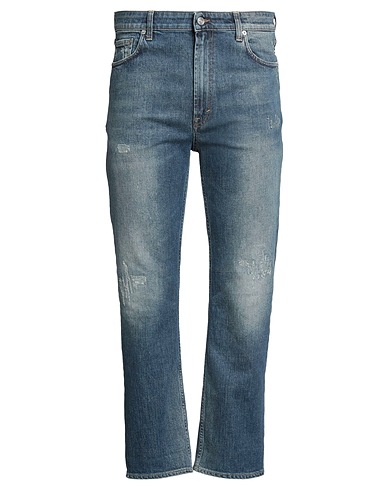 DEPARTMENT 5 Denim pants Blue 99% Cotton, 1% Elastane