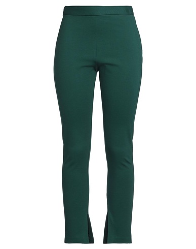 MERCI ITALIA Casual pants Green 65% Viscose, 32% Nylon, 3% Elastane