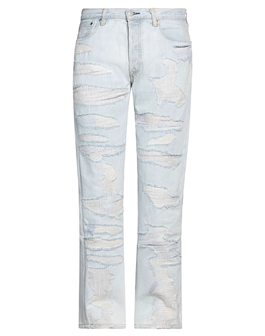 NOTSONORMAL Denim trousers Blue 100% Cotton