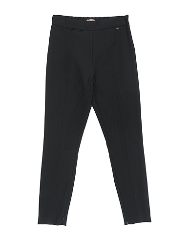 ELISABETTA FRANCHI Casual pants Black 90% Polyester, 10% Elastane