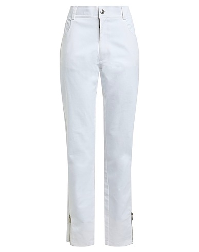 CHMPS ?! PARISSE Denim trousers White 48% Cotton, 48% Polyester, 4% Elastane