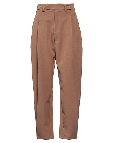 TPN Casual pants Brown 78% Polyester, 18% Viscose, 4% Elastane