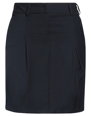 HANITA Mini skirt Midnight blue 65% Polyester, 32% Viscose, 3% Elastane