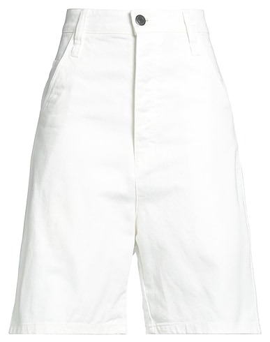 AMI ALEXANDRE MATTIUSSI Shorts jeans Off white 100% Cotone