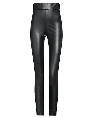 SOALLURE Casual trouser Black 50% Polyurethane, 50% Polyester