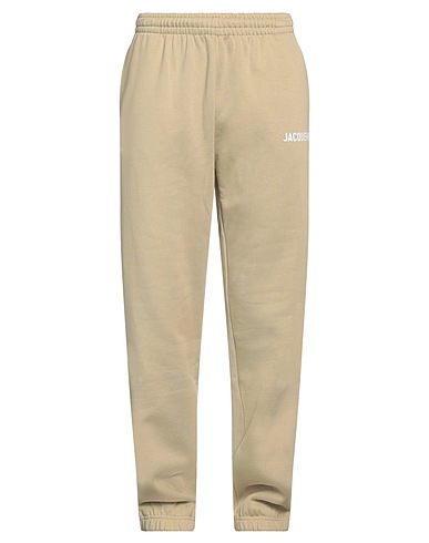 JACQUEMUS Casual pants Sage green 100% Organic cotton