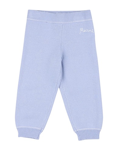 MARNI Casual trouser Light blue 70% Wool, 30% Cashmere