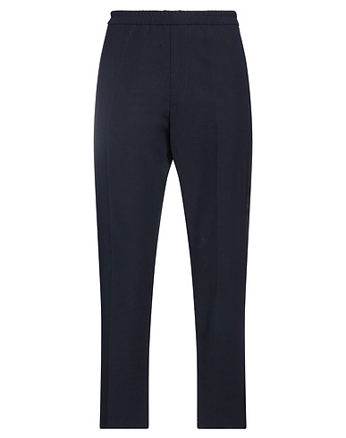 DRIES VAN NOTEN Casual trouser Midnight blue 50% Polyester, 42% Wool, 8% Viscose