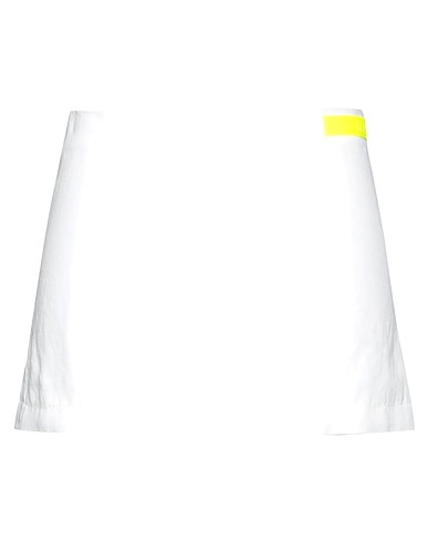 ERL Mini skirt White 100% Linen