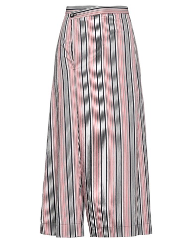 LIVIANA CONTI Casual trouser Brick red 88% Cotton, 12% Polyamide