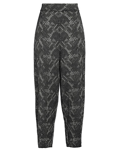 ALESSIA SANTI Casual trouser Black 60% Cotton, 40% Viscose