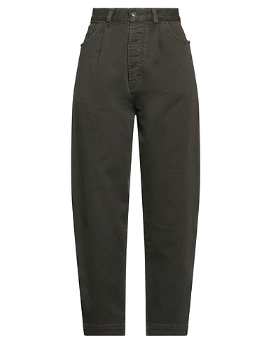 SOCIÉTÉ ANONYME Denim pants Military green 100% Cotton