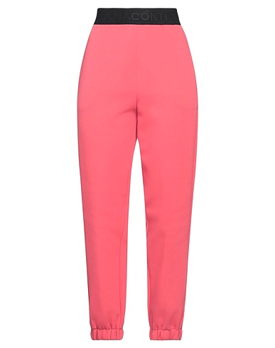 LIVIANA CONTI Casual trouser Magenta 59% Cotton, 36% Polyester, 5% Elastane