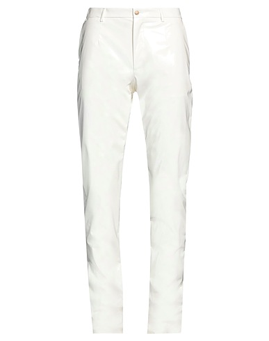 DOLCE&GABBANA Casual trouser White 90% Polyamide, 10% Elastane