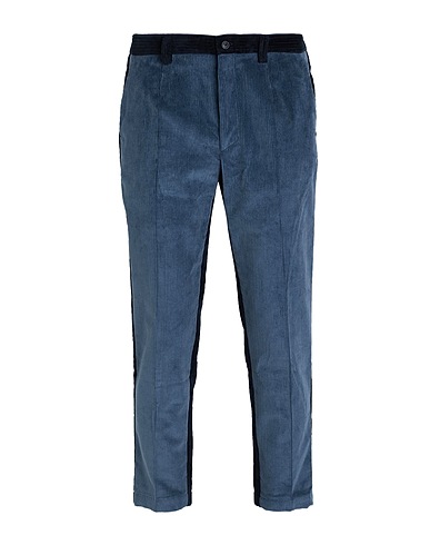 DOLCE&GABBANA Casual pants Slate blue 99% Cotton, 1% Elastane