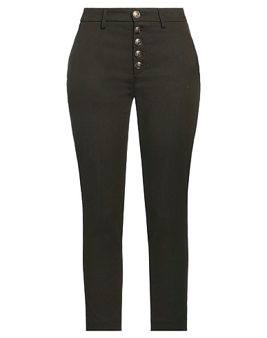 DONDUP Casual trouser Military green 98% Lyocell, 2% Elastane