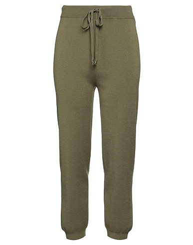 SOALLURE Casual trouser Military green 72% Viscose, 28% Polyester