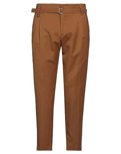 BE ABLE Casual trouser Camel 54% Polyester, 44% Virgin Wool, 2% Elastane