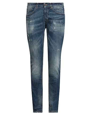 DONDUP Denim trousers Blue 98% Cotton, 2% Elastane