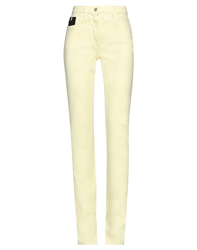 1017 ALYX 9SM Denim trousers Pastel yellow 98% Cotton, 2% Elastane