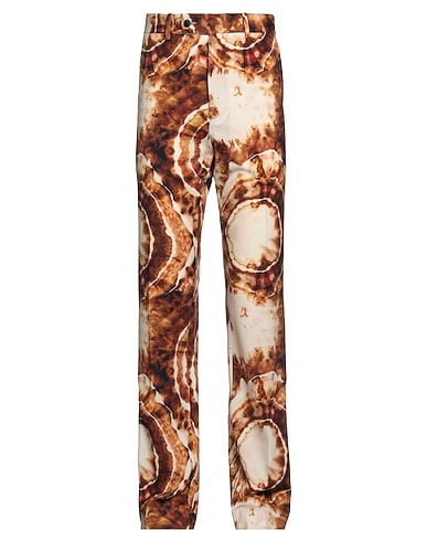 AMIRI Casual pants Brown 88% Wool, 9% Polyamide, 3% Elastane