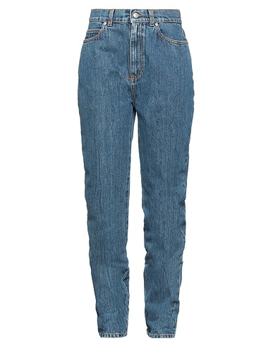 MCQUEEN Denim pants Blue 100% Cotton