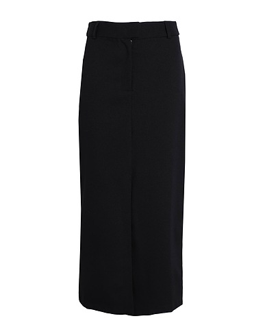 TOPSHOP Langer Rock Schwarz 100% Polyester