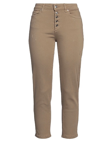 VICOLO Baggy Military green 92% Cotton, 6% Elastomultiester, 2% Elastane