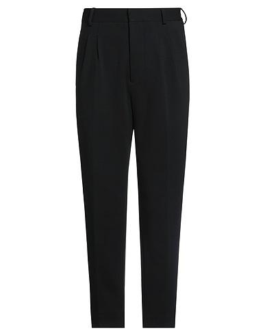 GRIFONI Casual trouser Black 69% Viscose, 25% Polyamide, 6% Elastane