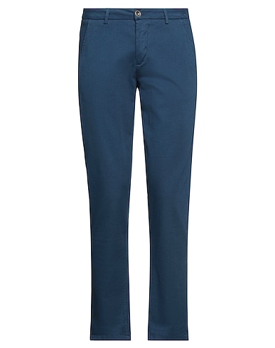 CAMOUFLAGE AR AND J. Casual trouser Blue 91% Cotton, 8% Other Fibres, 1% Elastane