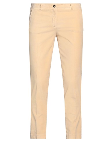 QUATTRO.DECIMI Casual trouser Beige 97% Cotton, 3% Elastane