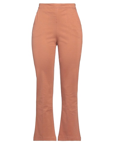 SANDRO FERRONE Casual trouser Tan 65% Viscose, 30% Nylon, 5% Elastane