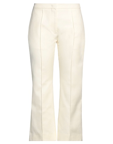 JIL SANDER Casual trouser Ivory 100% Cotton