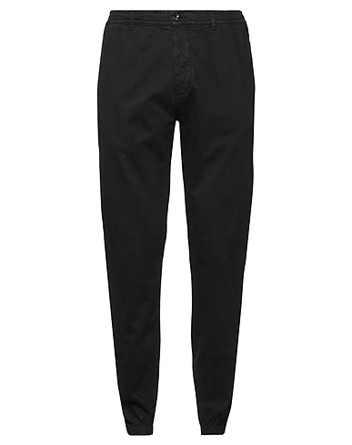 CRUNA Casual trouser Black 98% Cotton, 2% Elastane