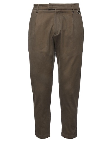 LOW BRAND Chinos Verde militare 98% Cotone, 2% Elastan