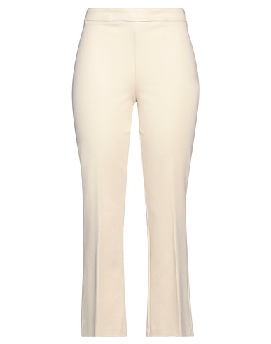 JUCCA Casual trouser 365 Ivory 69% Viscose, 25% Polyamide, 6% Elastane