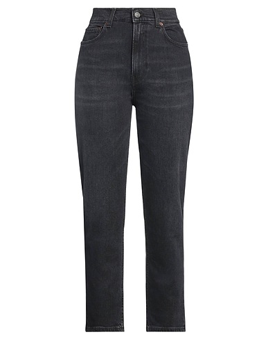 HAIKURE Denim trousers Black 99% Cotton, 1% Elastane
