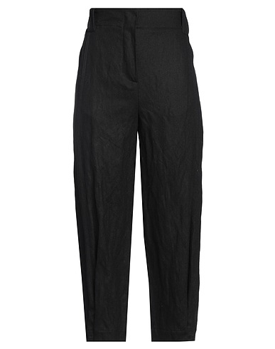 ALYSI Casual trouser Black 90% Polyester, 5% Viscose, 5% Elastane