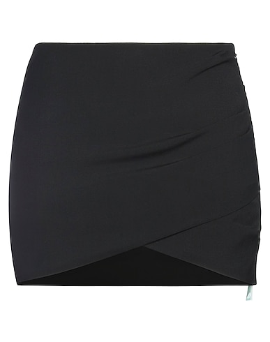 OFF-WHITE™ Mini skirt Black 53% Polyester, 43% Virgin Wool, 4% Elastane