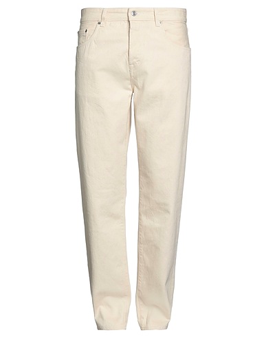 DEPARTMENT 5 Denim pants Cream 100% Cotton