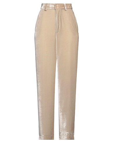 GENTRYPORTOFINO Casual trouser Beige 82% Viscose, 18% Silk
