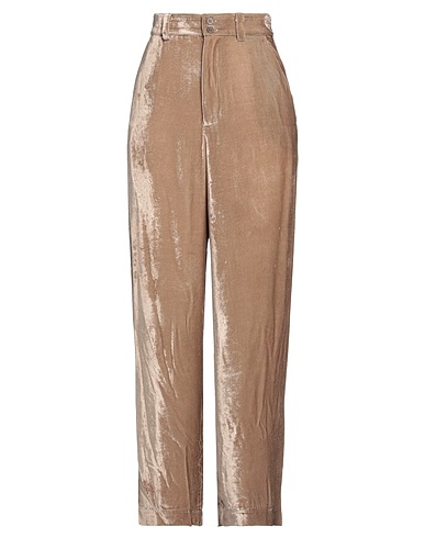 GENTRYPORTOFINO Casual trouser Khaki 82% Viscose, 18% Silk