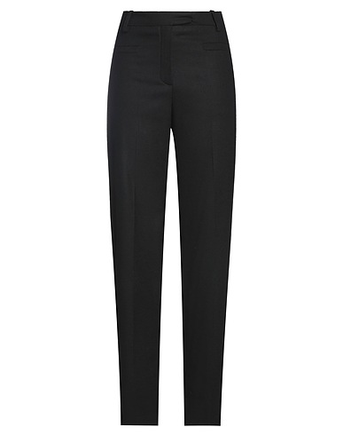 MVP WARDROBE Casual trouser Black 70% Viscose, 30% Wool, Polyester