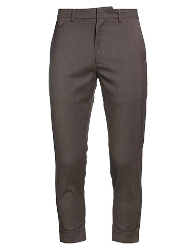 LOW BRAND Casual trouser Khaki 54% Virgin Wool, 45% Polyester, 1% Elastane