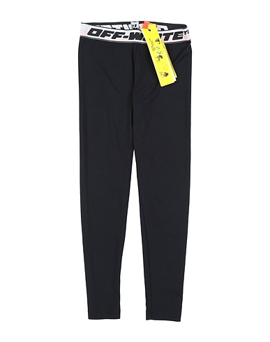 OFF-WHITE™ KIDS Leggings Black 95% Cotton, 5% Elastane, Polyester, Polyamide
